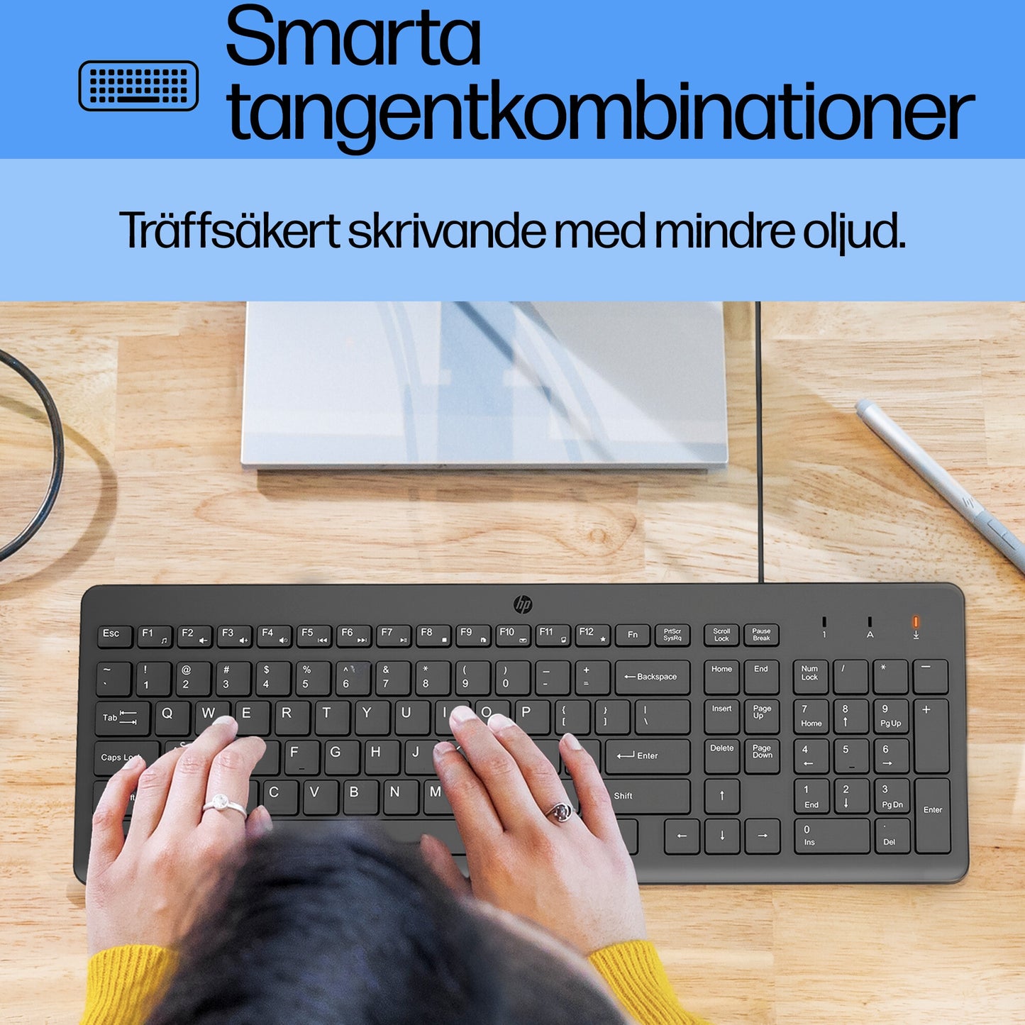 HP 150 trådbunden mus och tangentbord