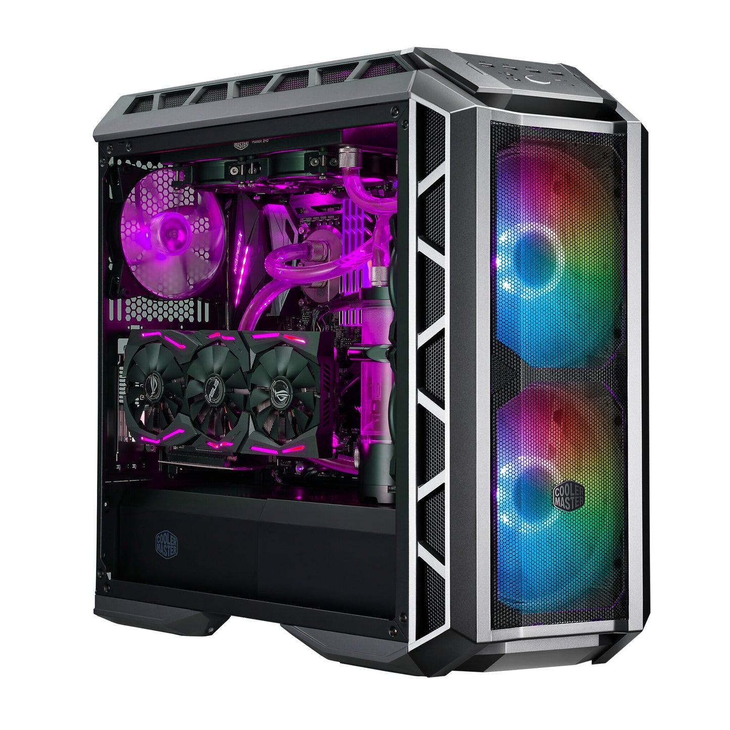Cooler Master MasterCase H500P Mesh ARGB Midi Tower Grå