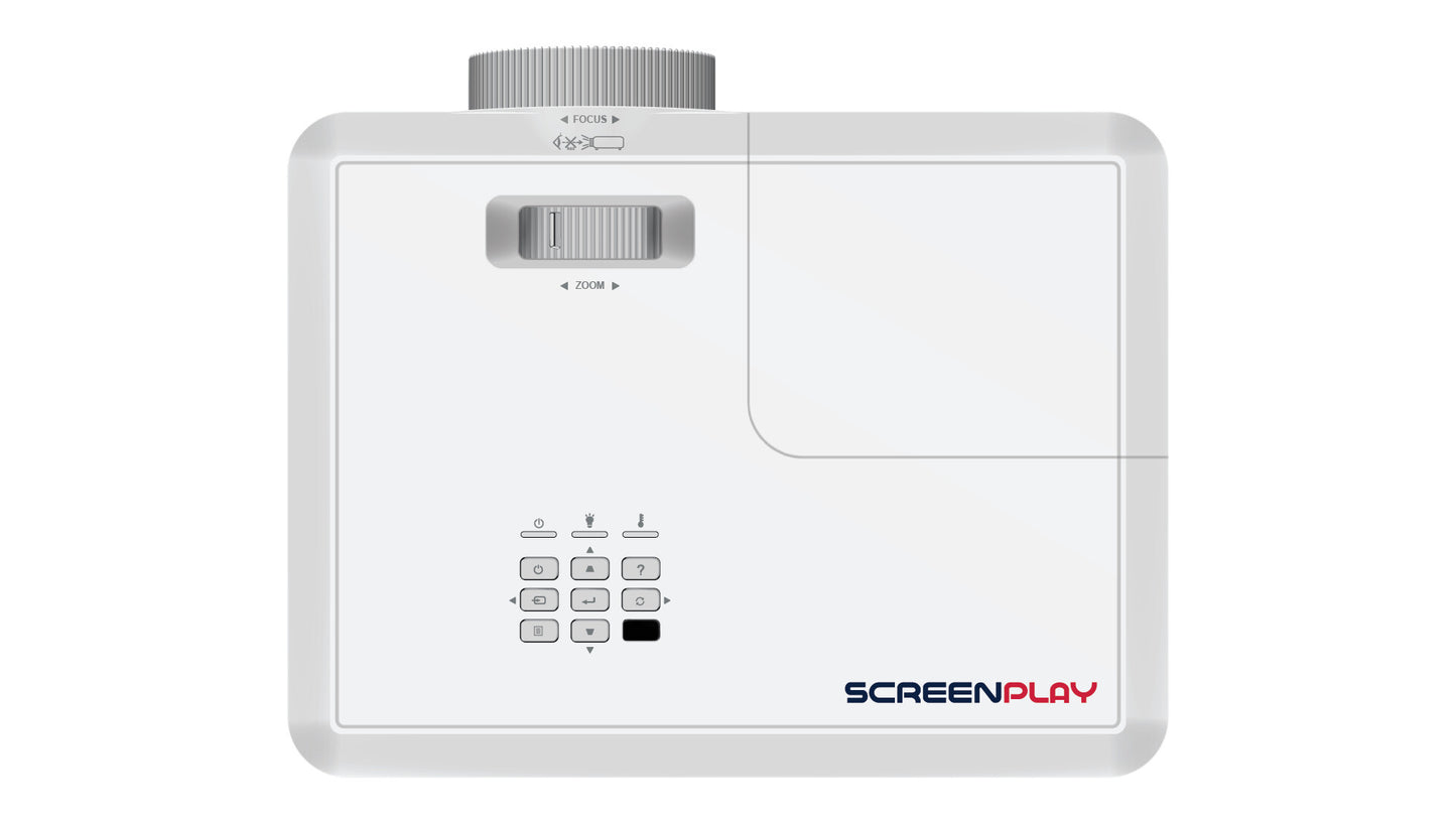 ScreenPlay MULTIMEDIA PROJECTOR Standard throw-projektor 4000 ANSI-lumen DLP WUXGA (1920x1200) 3D kompatibilitet Vit