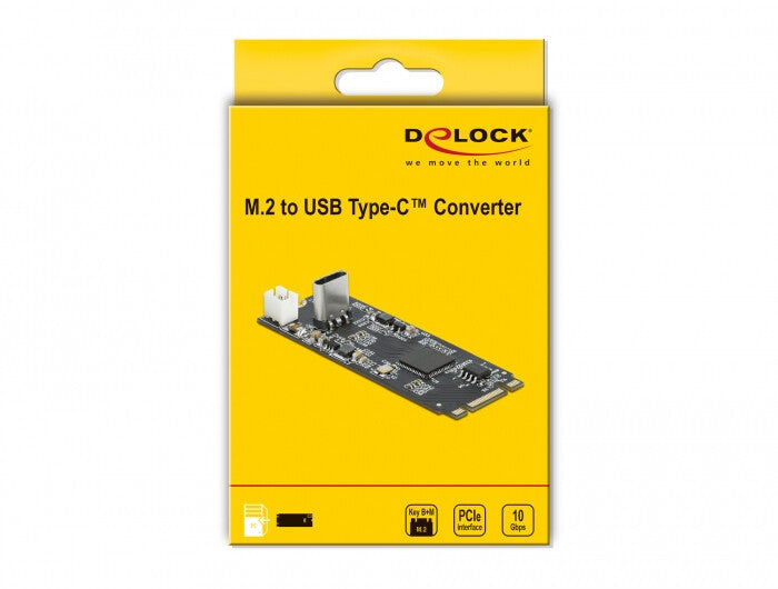 DeLOCK 63174 nätverkskort/adapters Intern USB 3.2 Gen 2 (3.1 Gen 2)