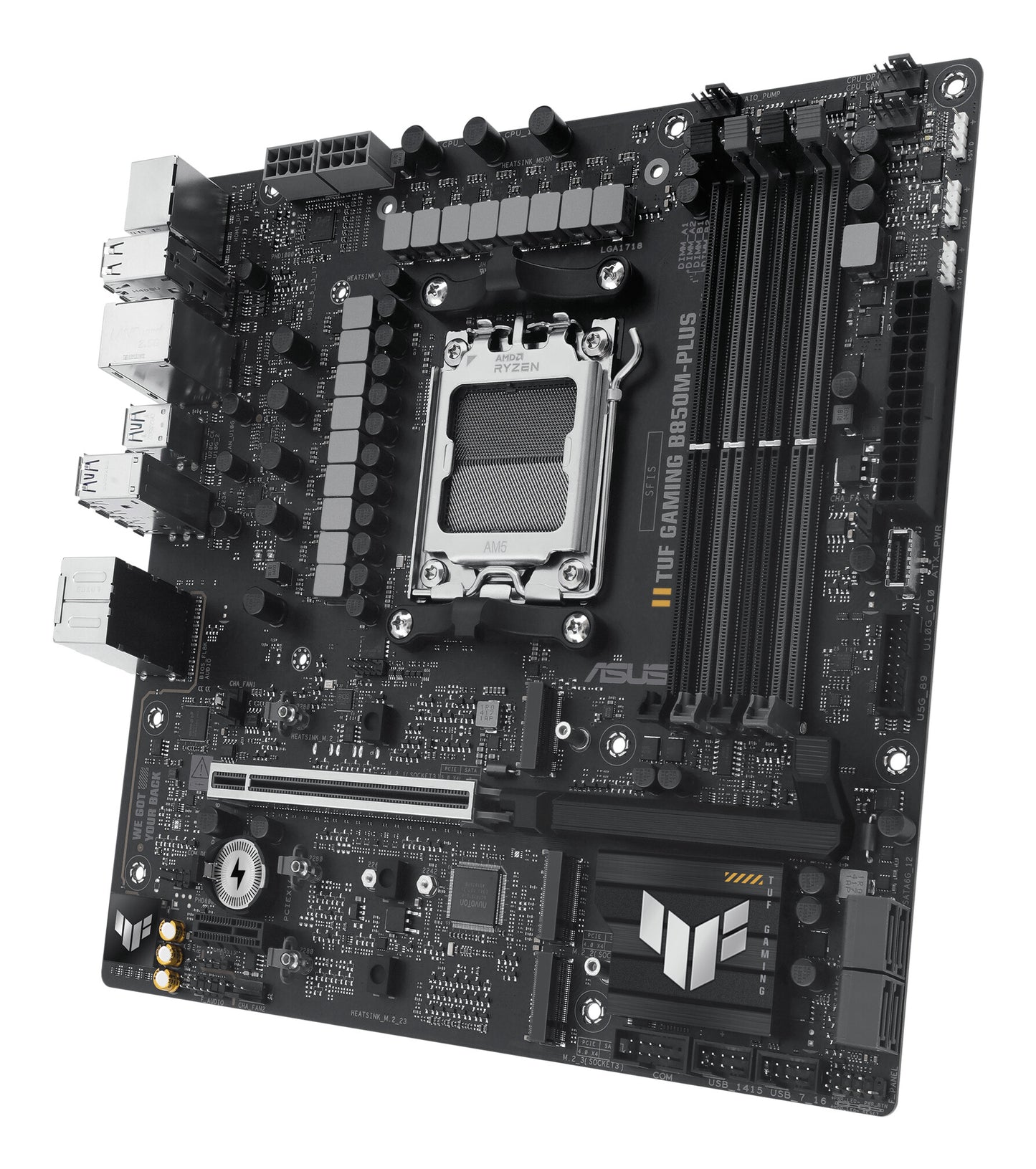 ASUS TUF GAMING B850M-PLUS AMD B850 AM5-sockel micro ATX