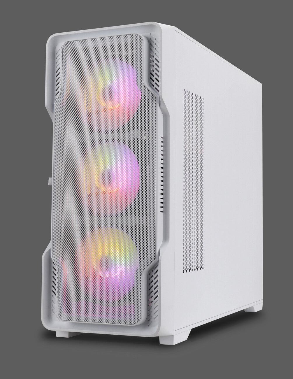 Nanoxia DS-9ARGB-W datorväskor Midi Tower Vit
