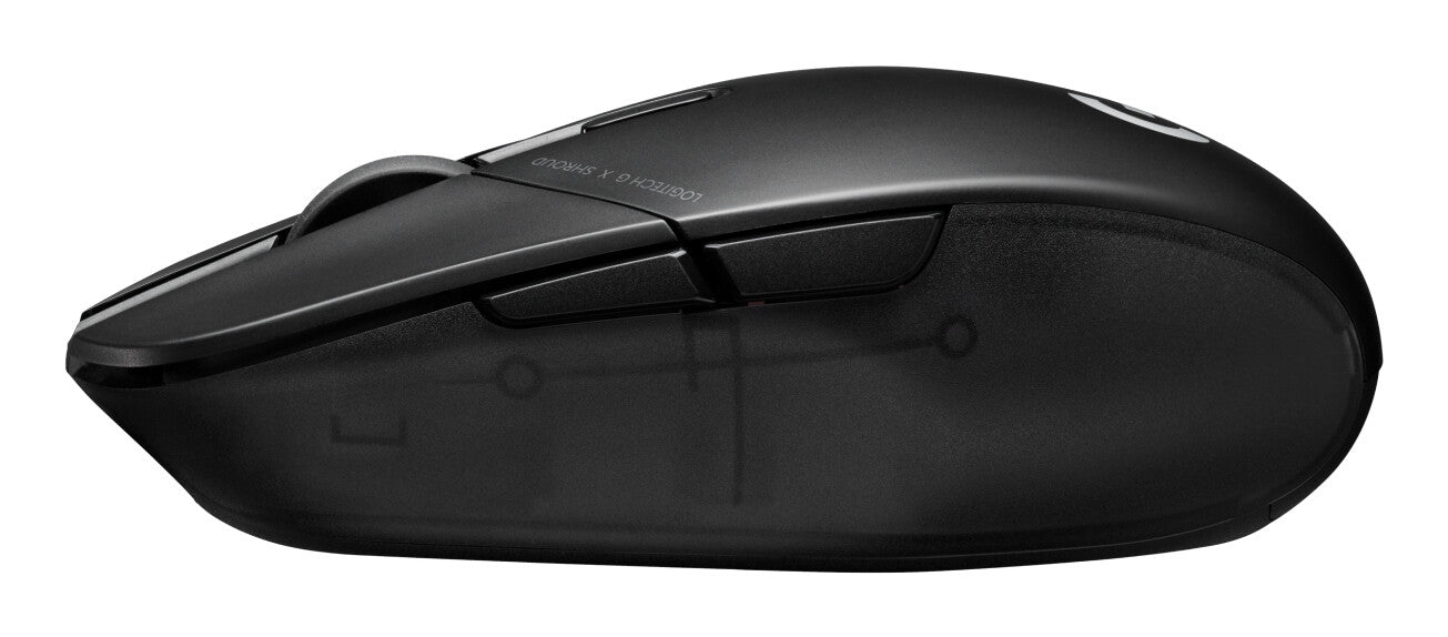 Logitech G 910-006106 datormöss Spela högerhand Trådlös RF + Bluetooth Optisk 25600 DPI