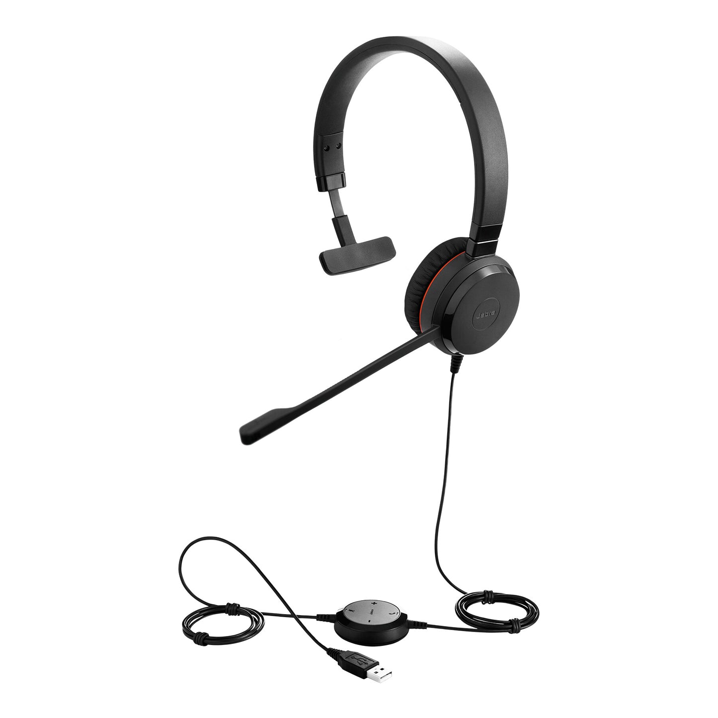 Jabra Evolve 30 II Headset Kabel Huvudband Kontor/callcenter USB Type-C / USB Type-A Svart