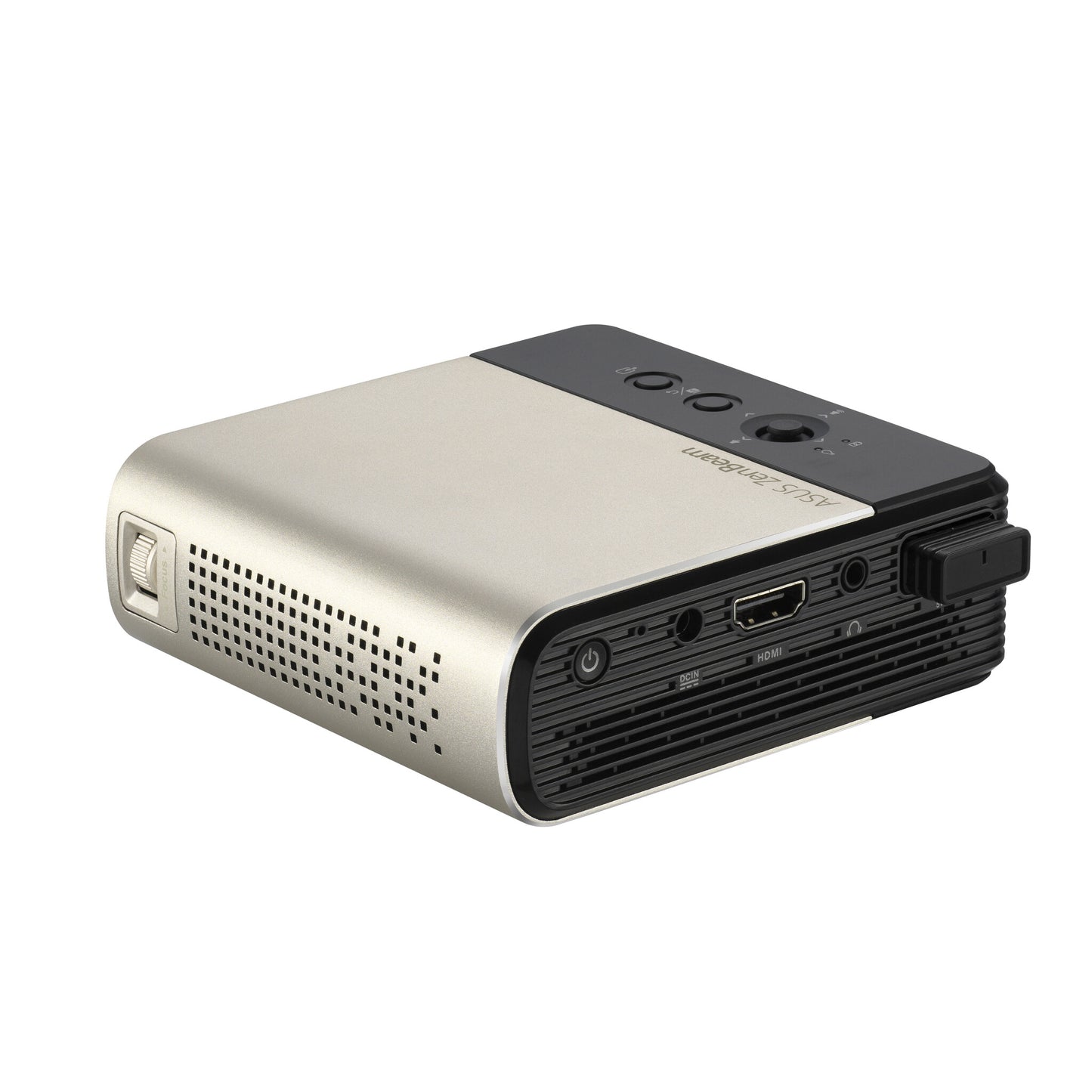 ASUS ZenBeam E2 Standard throw-projektor 300 ANSI-lumen DLP WVGA (854x480) Svart, Guld