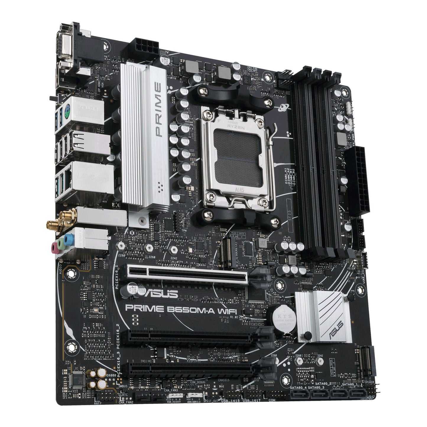 ASUS PRIME B650M-A WIFI AMD B650 AM5-sockel micro ATX