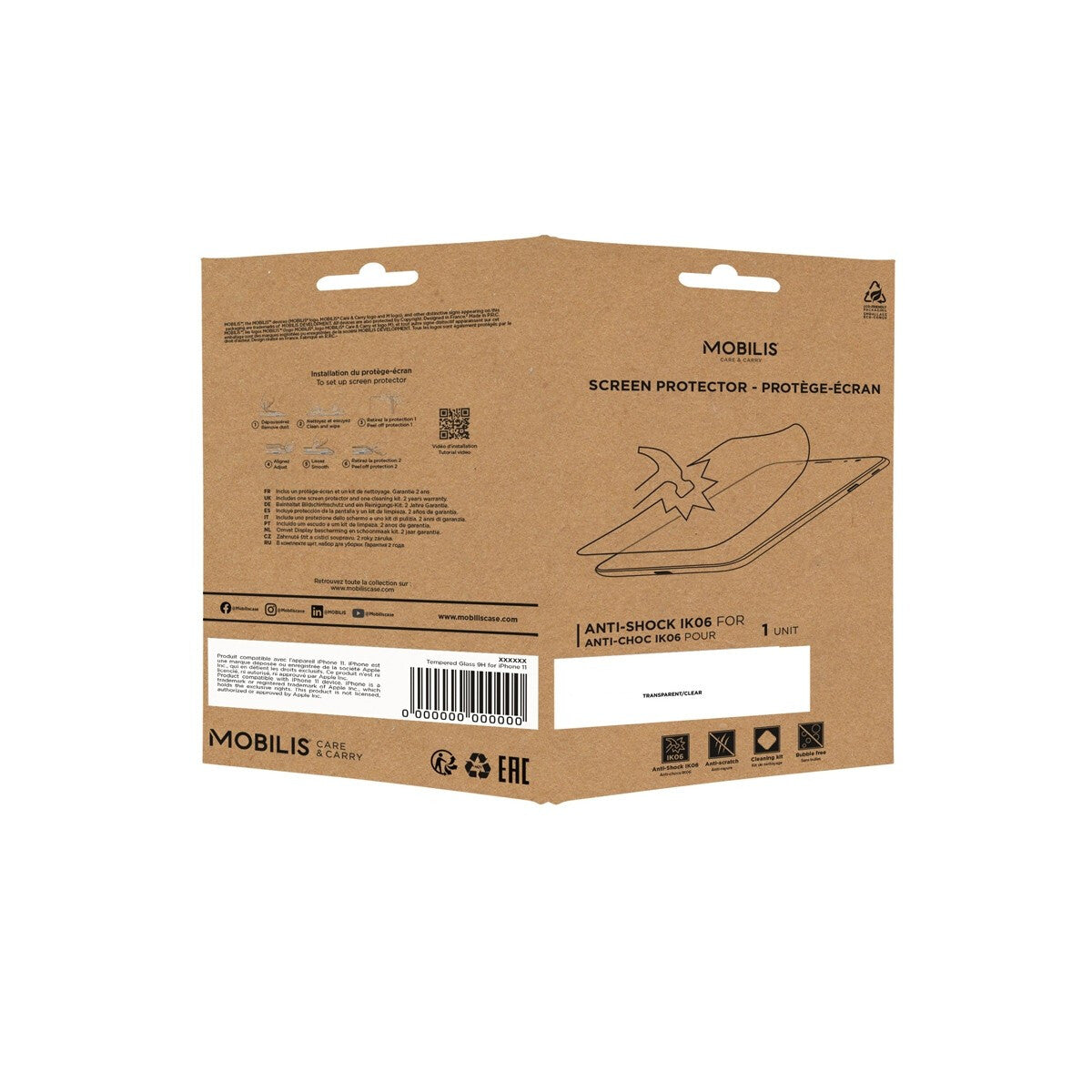 Mobilis 036259 skärmskydd för surfplatta Genomskinligt skärmskydd Samsung 1 styck