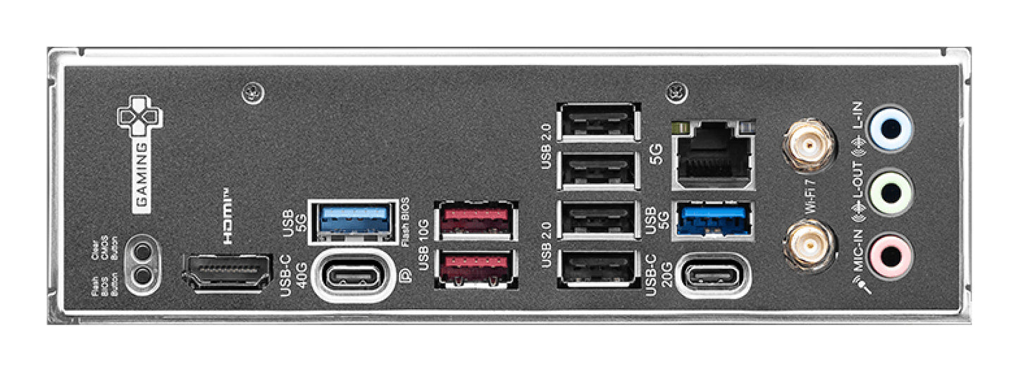 MSI X870 GAMING PLUS WIFI moderkort AMD X870 AM5-sockel ATX