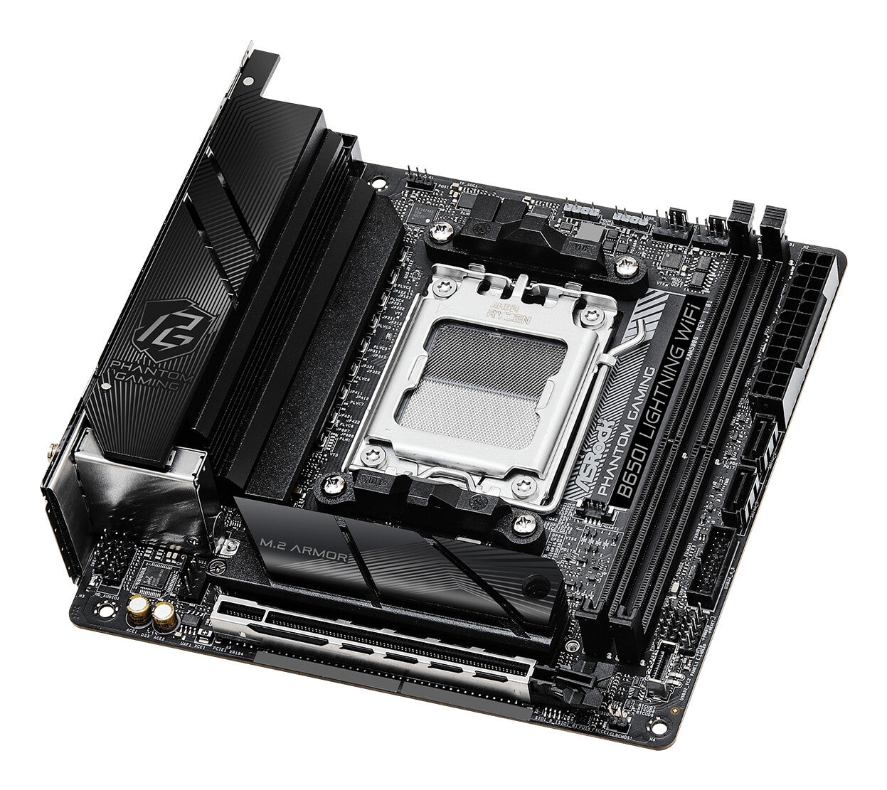 Asrock B650I Lightning WiFi AMD B650 AM5-sockel Mini-ITX