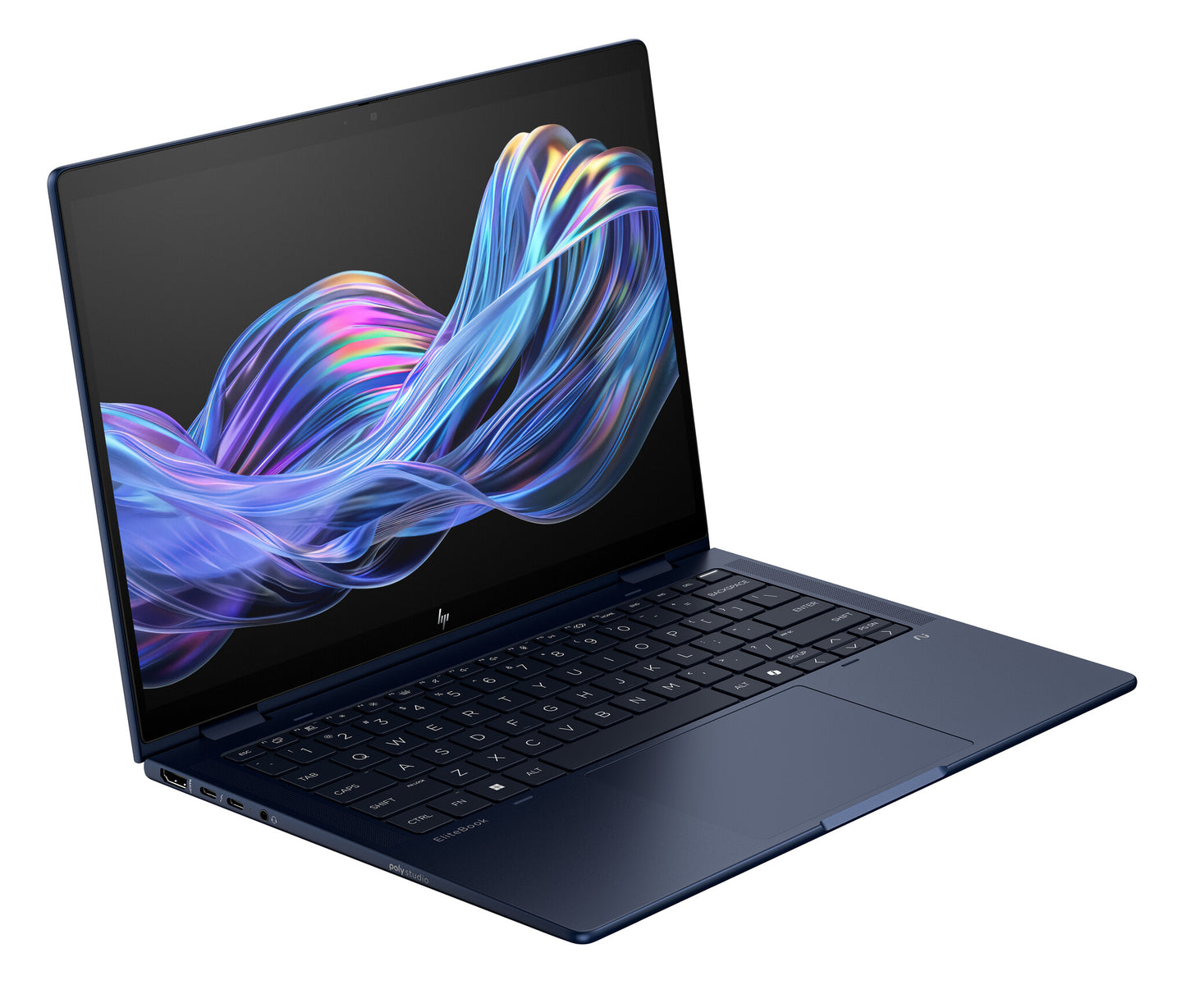 HP EliteBook X Flip G1i Next Gen AI PC Copilot+ PC Intel Core Ultra 7 258V Hybrid (2-i-1) 35,6 cm (14") Pekskärm WUXGA 32 GB LPDDR5x-SDRAM 1 TB SSD Wi-Fi 7 (802.11be) Windows 11 Pro Blå