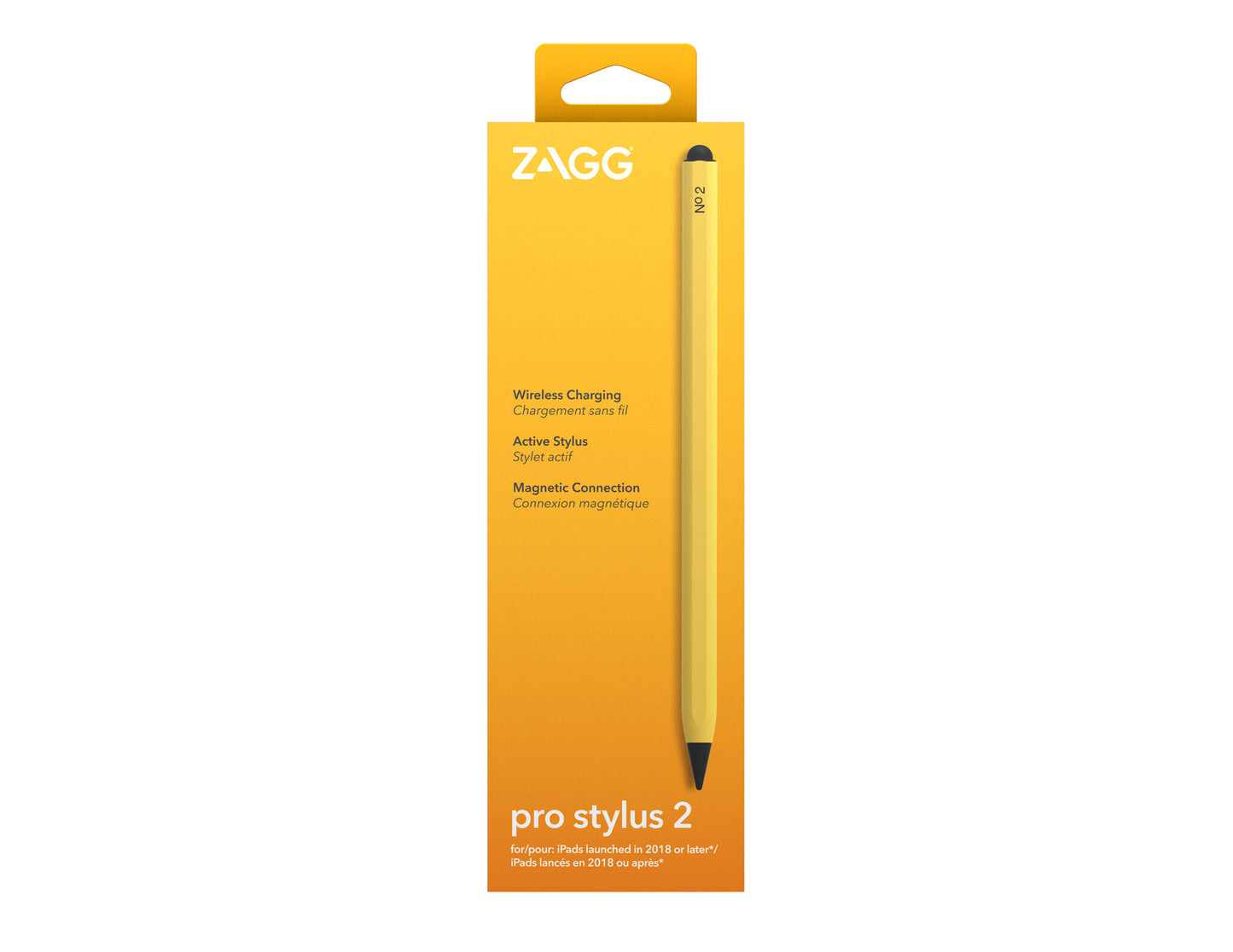 ZAGG Pro Stylus 2-Universal Stylus-Yellow- Wirelessly charged