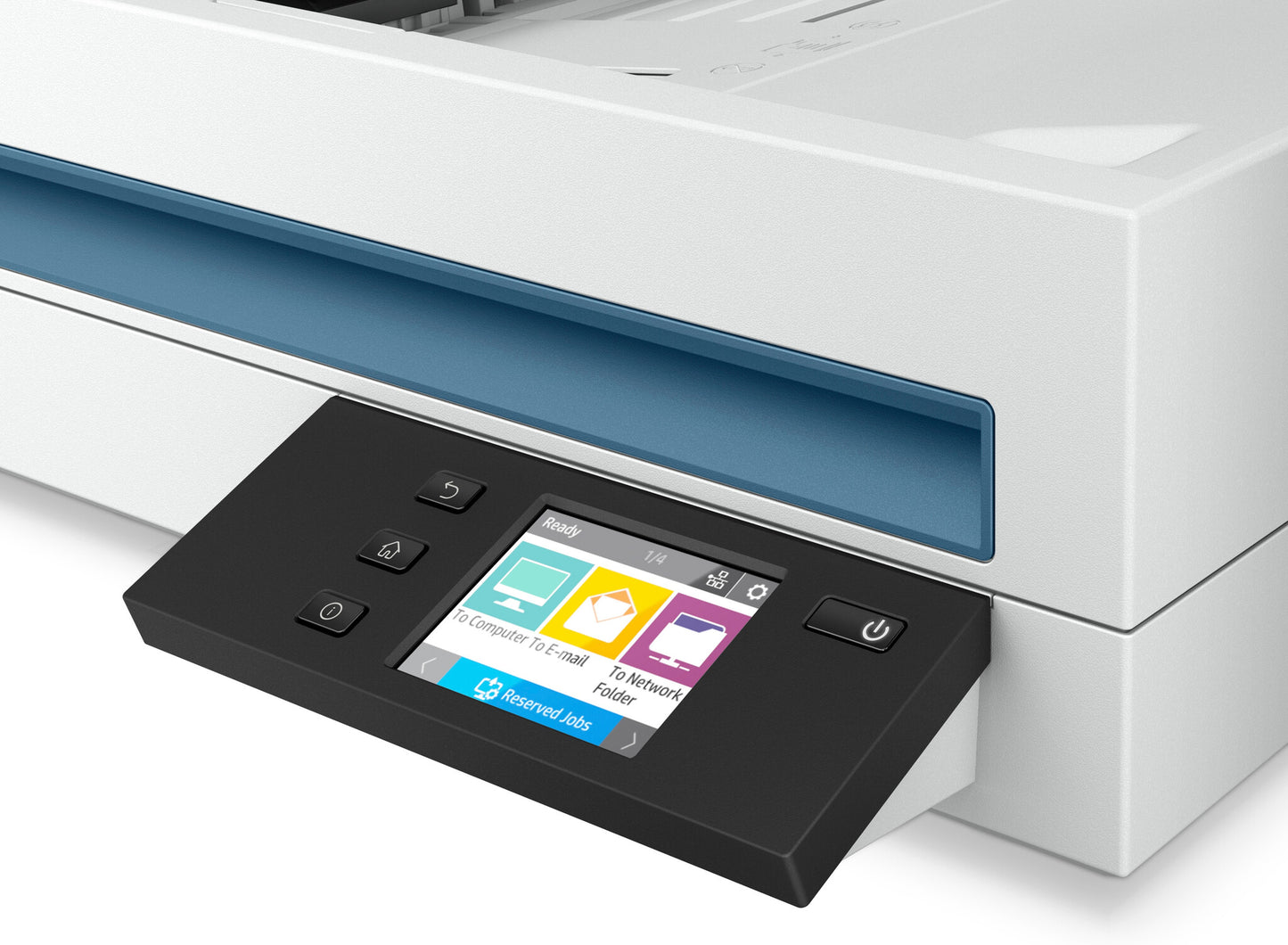 HP Scanjet Pro N4600 fnw1 Flatbädds- och ADF-scanner 1200 x 1200 DPI A5 Vit