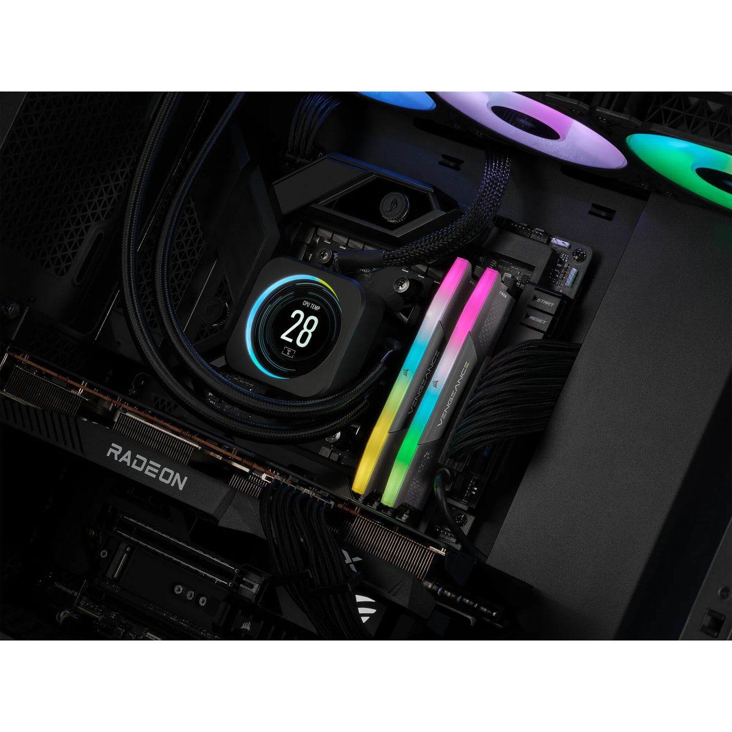 Corsair Vengeance RGB CMH64GX5M4B6000C36 RAM-minnen 64 GB 4 x 16 GB DDR5 6000 MHz