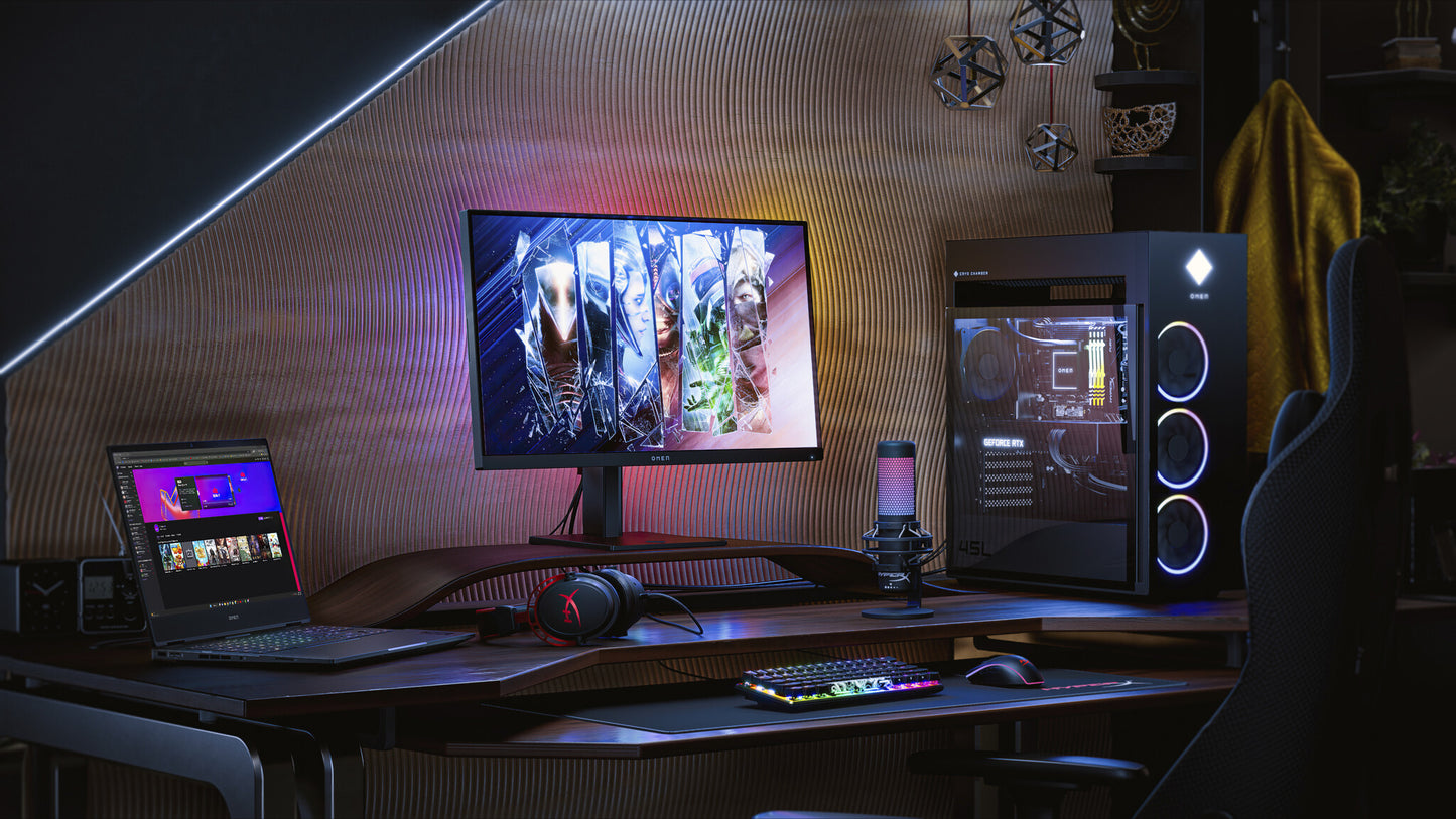 OMEN by HP OMEN 27 tum UHD 144 Hz Gaming-skärm – OMEN 27k OMEN 27 tum UHD 144 Hz Gaming-skärm – OMEN 27k
