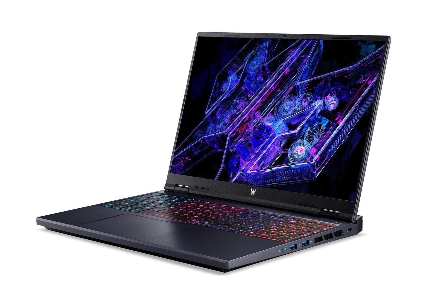Acer Predator PHN16-72-74XC Intel® Core™ i7 i7-14650HX Bärbar dator 40,6 cm (16") WUXGA 16 GB DDR5-SDRAM 1 TB SSD NVIDIA GeForce RTX 4060 Wi-Fi 6E (802.11ax) Windows 11 Home tyska Svart
