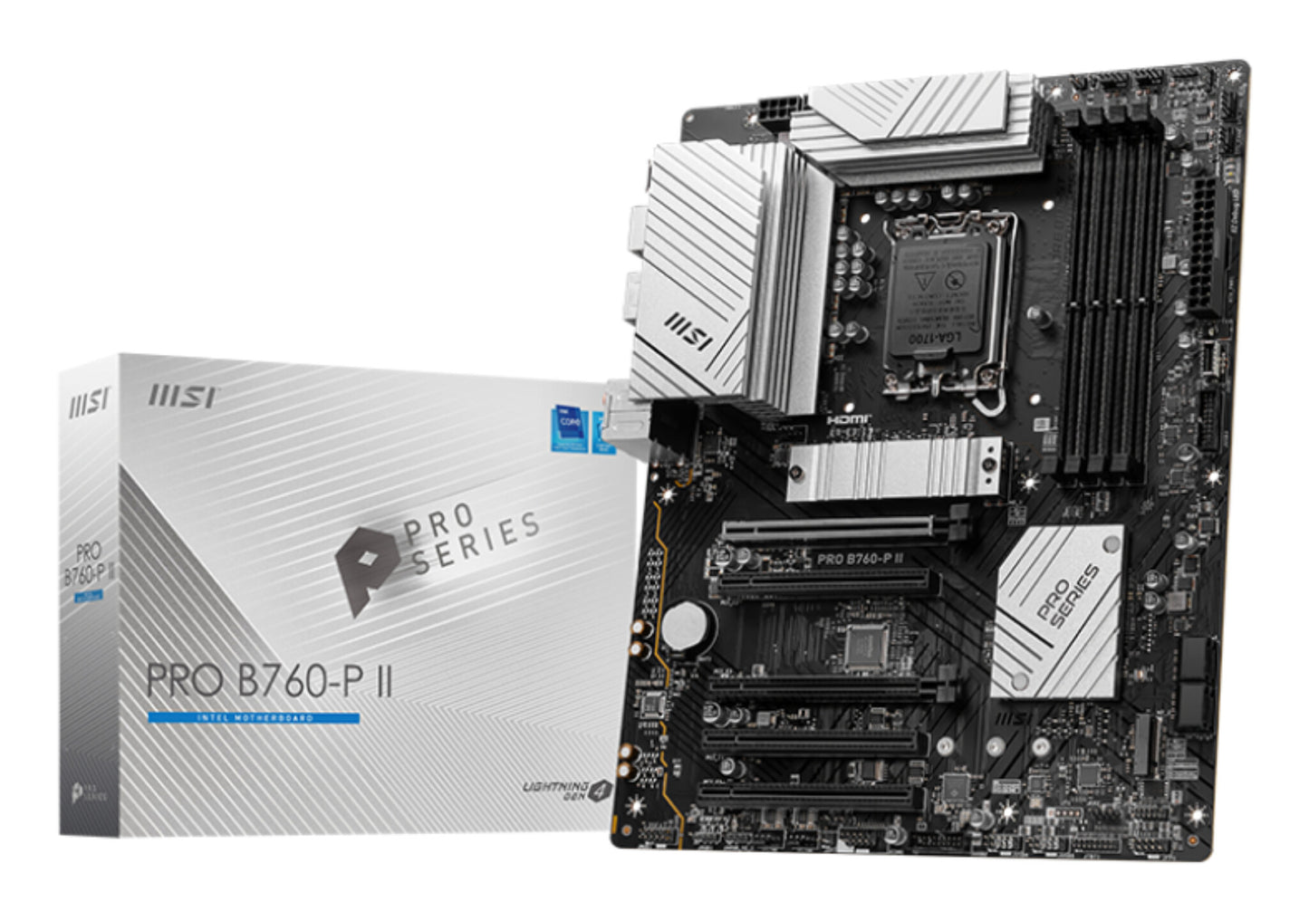 MSI PRO B760-P II moderkort Intel B760 LGA 1700 ATX