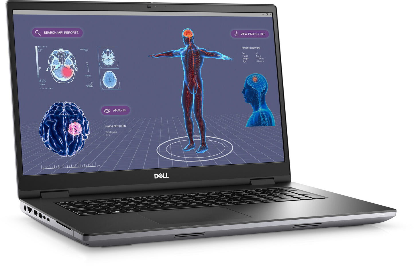 DELL Precision 7780 Intel® Core™ i7 i7-13850HX Mobil arbetsstation 43,9 cm (17.3") Full HD 32 GB DDR5-SDRAM 1 TB SSD NVIDIA RTX 3500 Ada Wi-Fi 6E (802.11ax) Windows 11 Pro tyska Grå