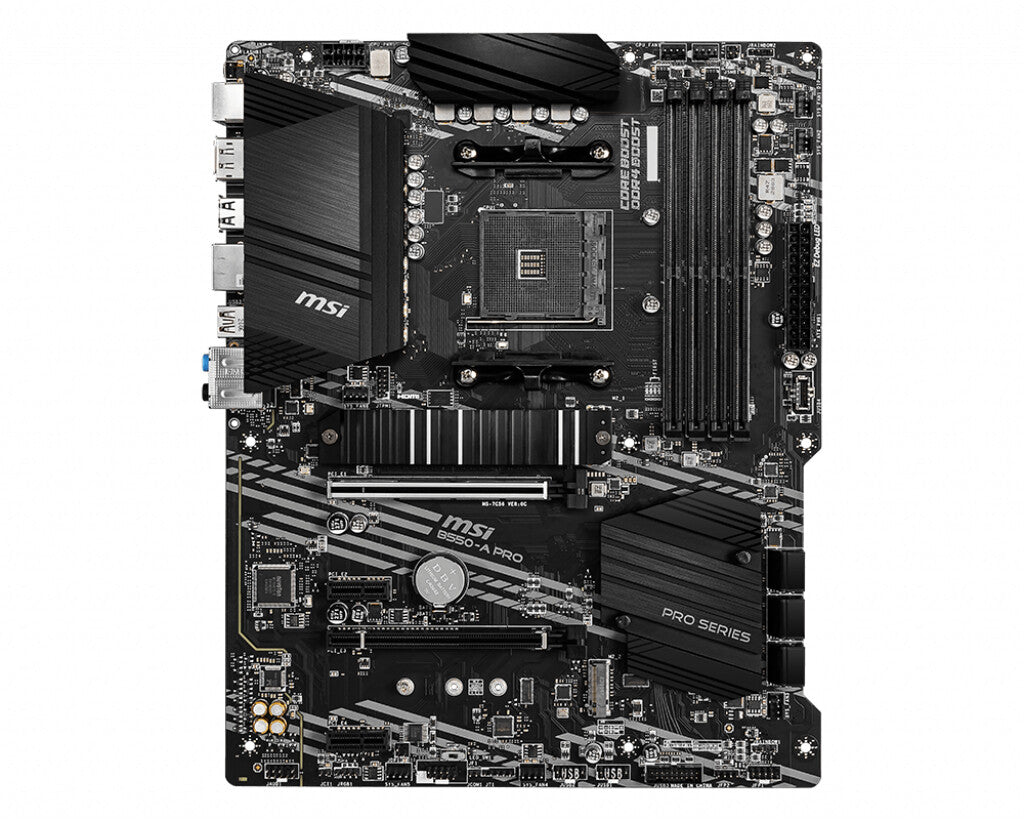 MSI B550-A PRO moderkort AMD B550 Uttag AM4 ATX