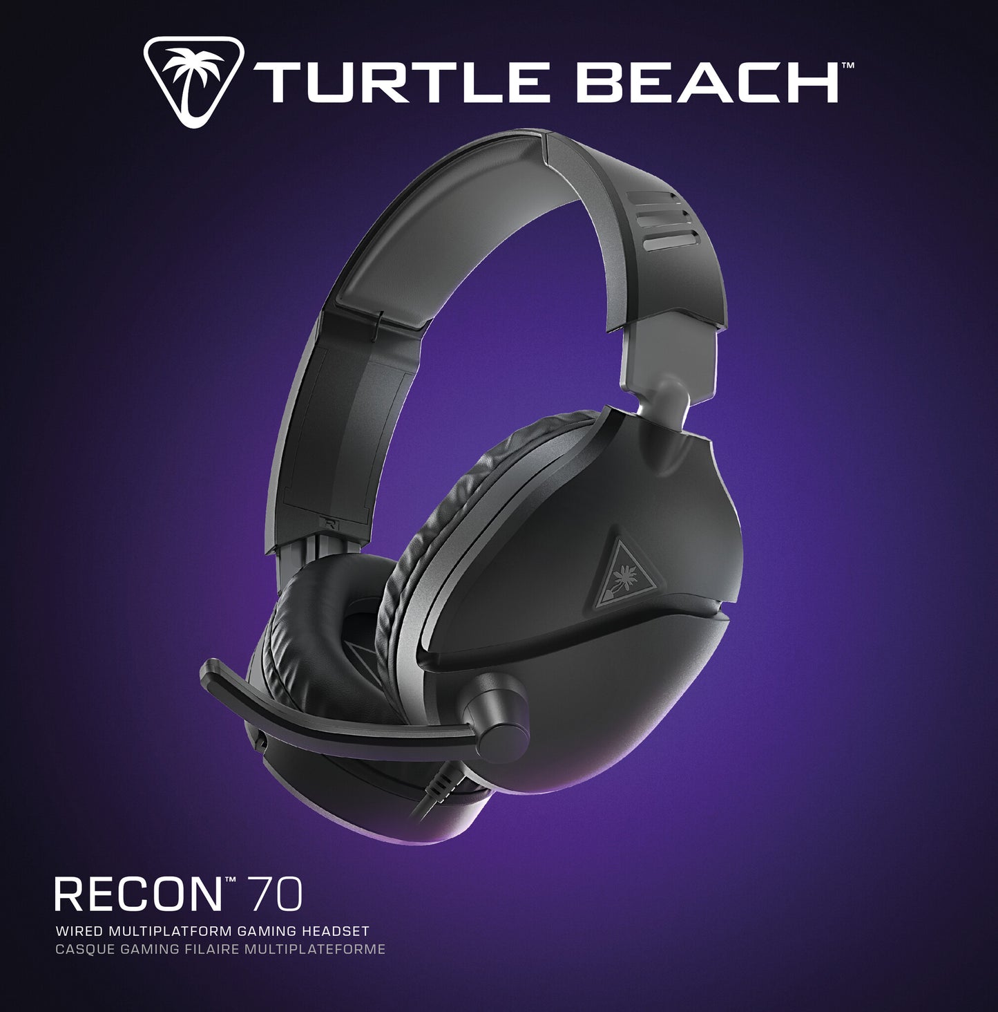 Turtle Beach Recon 70 Headset Kabel Huvudband Spela Svart