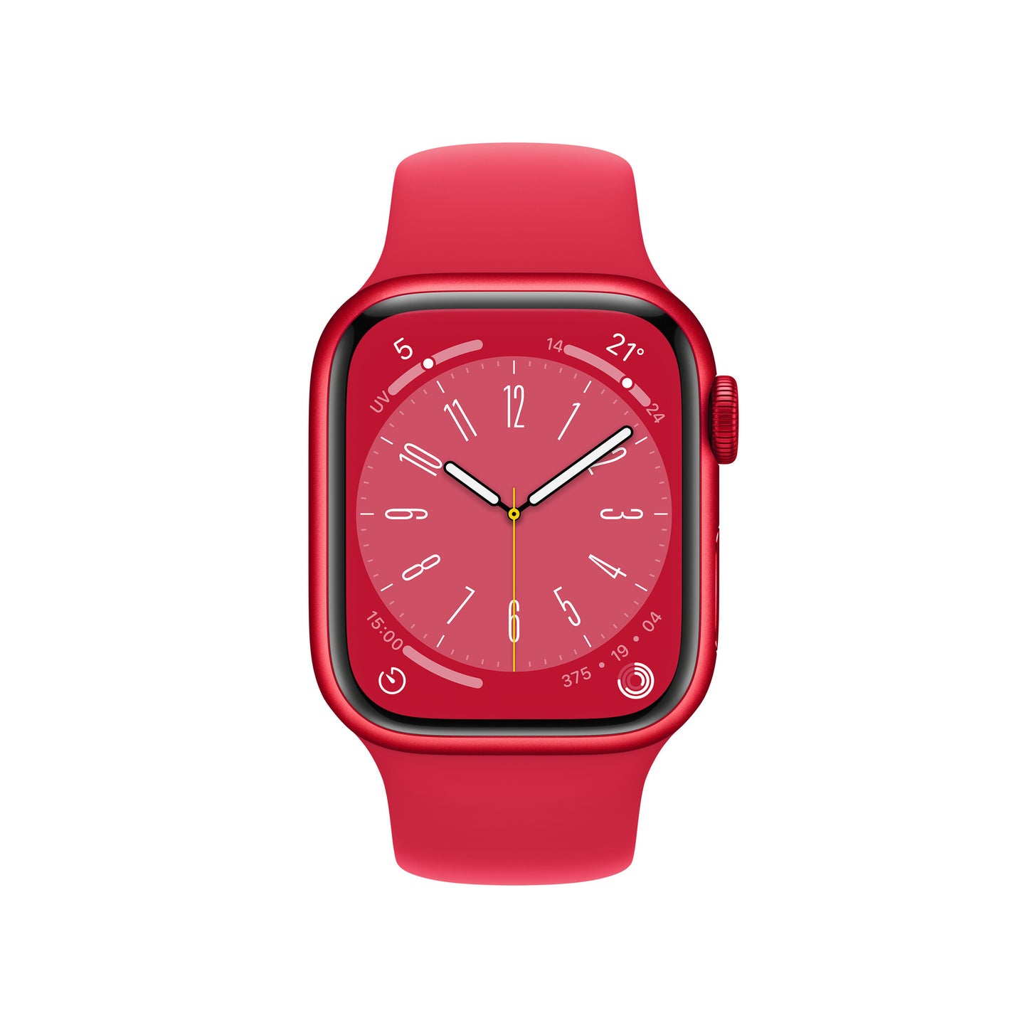 Apple Watch Series 8 OLED 41 mm Digital 352 x 430 pixlar Pekskärm 4G Röd Wi-Fi GPS