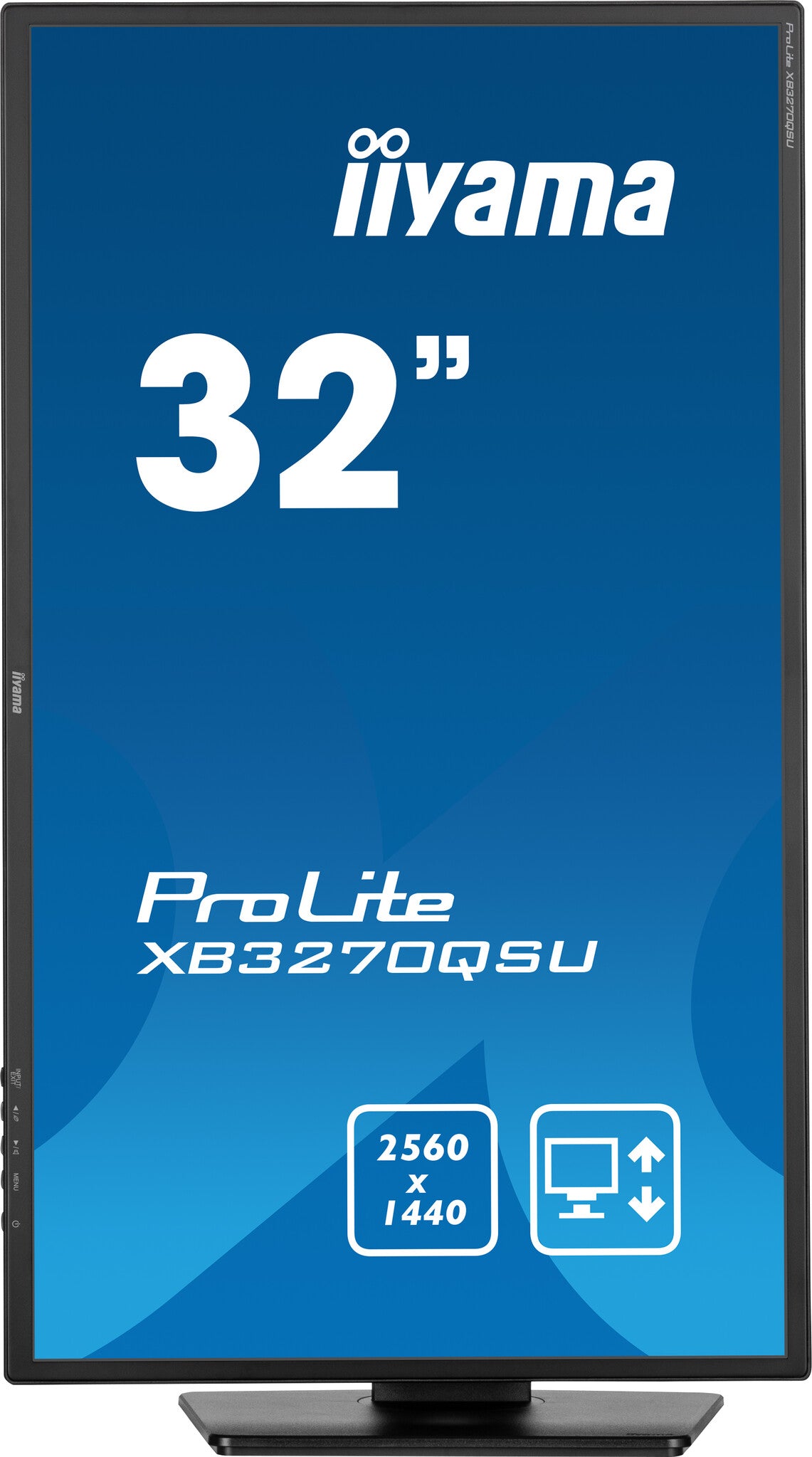 iiyama ProLite XB3270QSU-B1 platta pc-skärmar 81,3 cm (32") 2560 x 1440 pixlar Wide Quad HD LED Svart