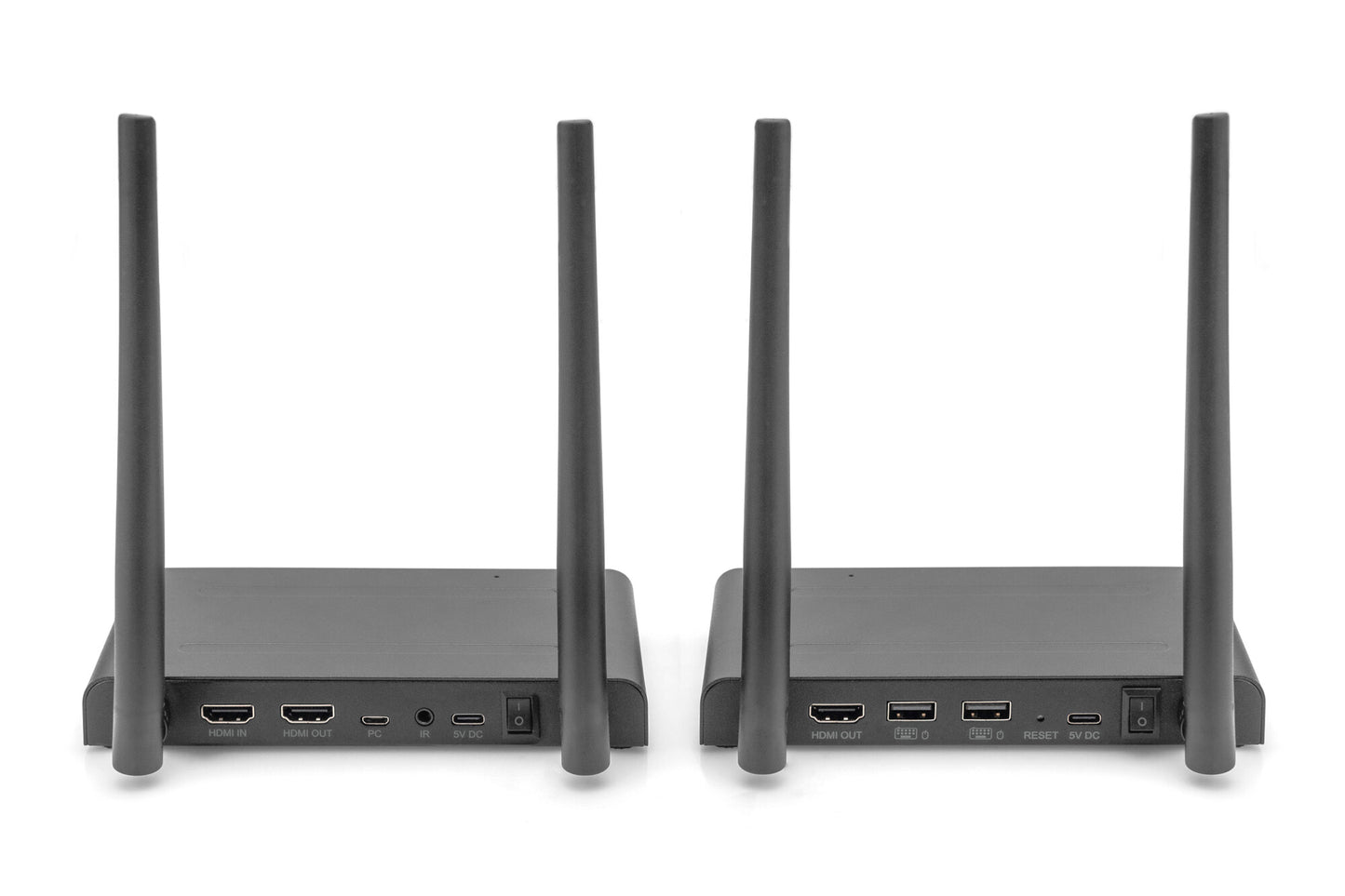 Digitus DS-55328 AV-förlängare Sändare och mottagare för AV-utrustning Svart