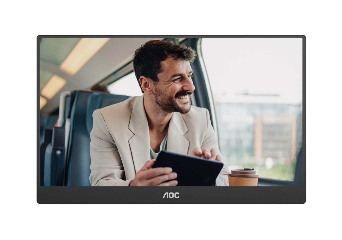 AOC 16T20E2 bärbar tv-apparat och monitor Bärbara monitor Svart 39,6 cm (15.6") LED 1920 x 1080 pixlar