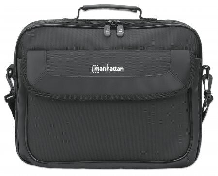 Manhattan 439985 väskor bärbara datorer 35,8 cm (14.1") Portfölj Svart