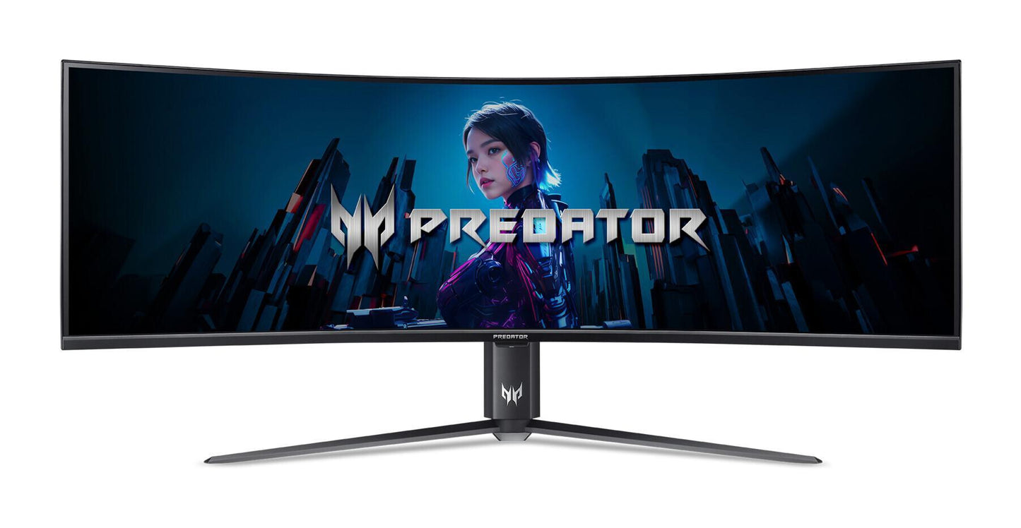 Acer UM.NZ7EE.001 platta pc-skärmar 144,8 cm (57") 7680 x 2160 pixlar Svart