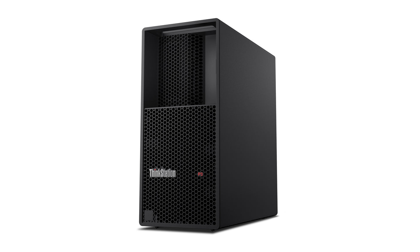 Lenovo ThinkStation P3 Intel® Core™ i7 i7-14700K 32 GB DDR5-SDRAM 1 TB SSD NVIDIA RTX 4000 Ada Windows 11 Pro Tower Arbetsstation Svart