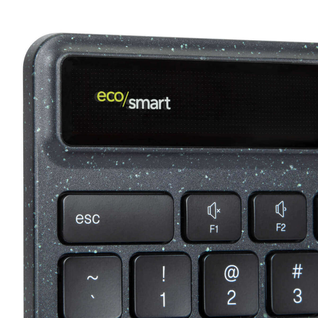 Targus Sustainable Energy Harvesting EcoSmart tangentbord Universal Bluetooth QWERTY Nordic Svart