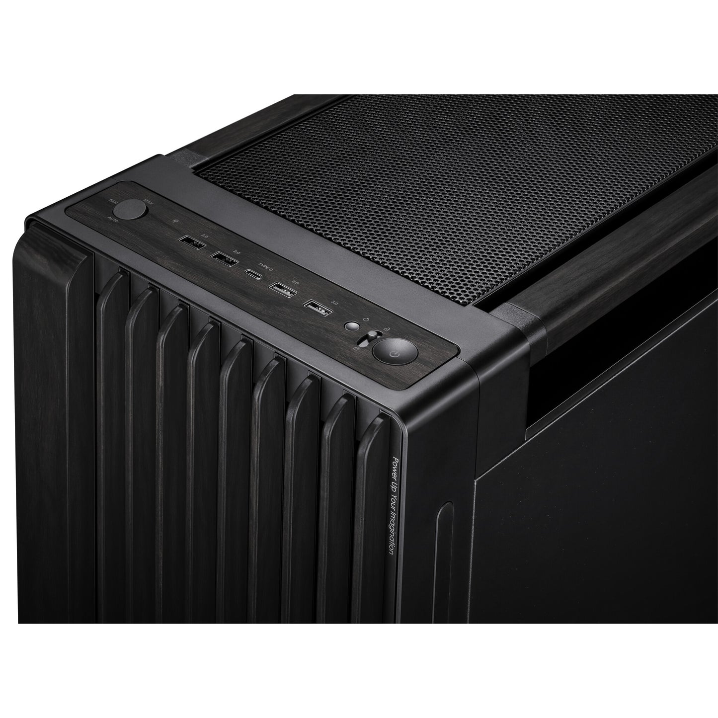 ASUS ProArt PA602 Wood Edition – Metal Panel Midi Tower Svart