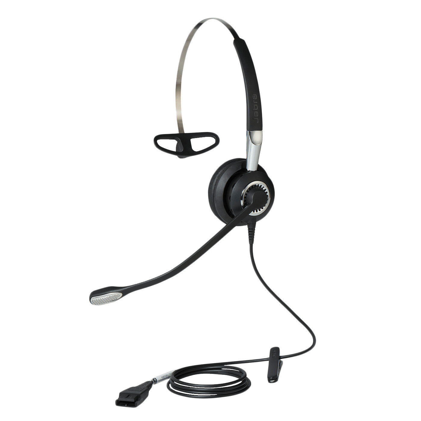 Jabra BIZ 2400 II Headset Kabel Hals-band, Öronkrok, Huvudband Kontor/callcenter Svart, Silver