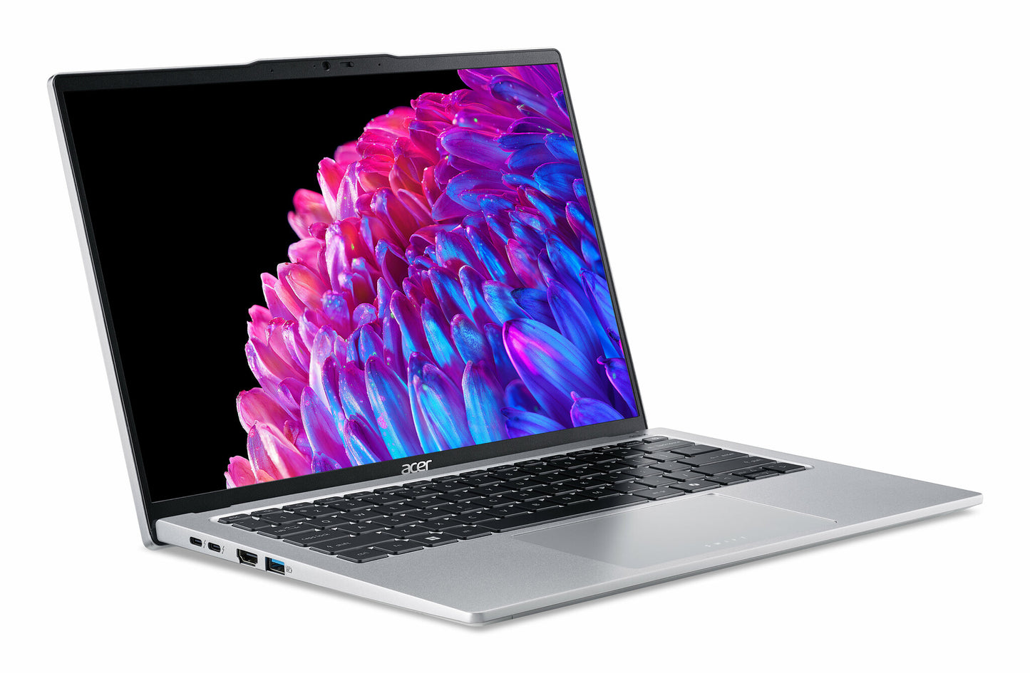 Acer Swift Go 14 SFG14-73-96BJ Intel Core Ultra 7 155H Bärbar dator 35,6 cm (14") WQXGA+ 16 GB LPDDR5x-SDRAM 1 TB SSD Wi-Fi 6E (802.11ax) Windows 11 Home Silver
