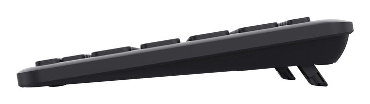 Trust Lyra tangentbord Hem Trådlös RF + Bluetooth QWERTY Nordic Svart