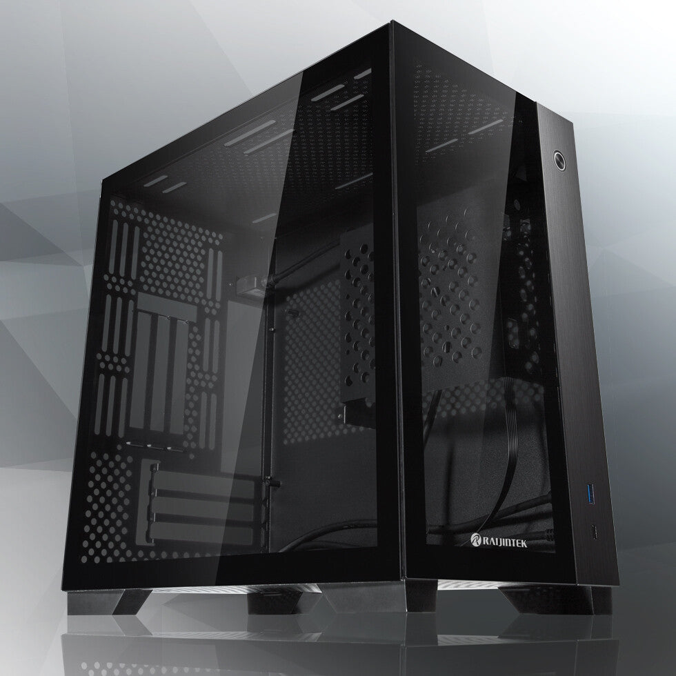 RAIJINTEK PAEAN Mini Mini Tower Svart