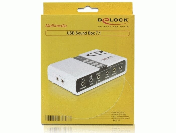 DeLOCK USB Sound Box 7.1 7.1 kanaler