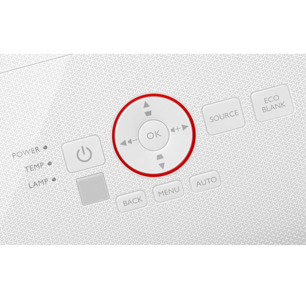 BenQ TH671ST Standard throw-projektor 3000 ANSI-lumen DLP 1080p (1920x1080) Vit