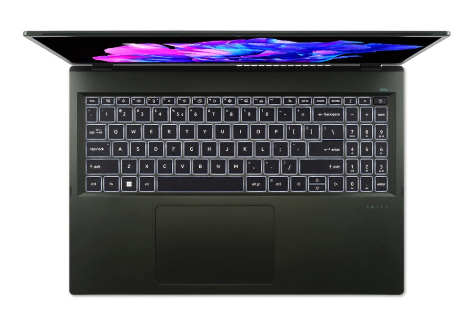 Acer Swift Edge SFE16-43-R12K AMD Ryzen™ 7 7840U Bärbar dator 40,6 cm (16") 3.2K 16 GB LPDDR5-SDRAM 512 GB SSD Wi-Fi 6 (802.11ax) Windows 11 Home Svart