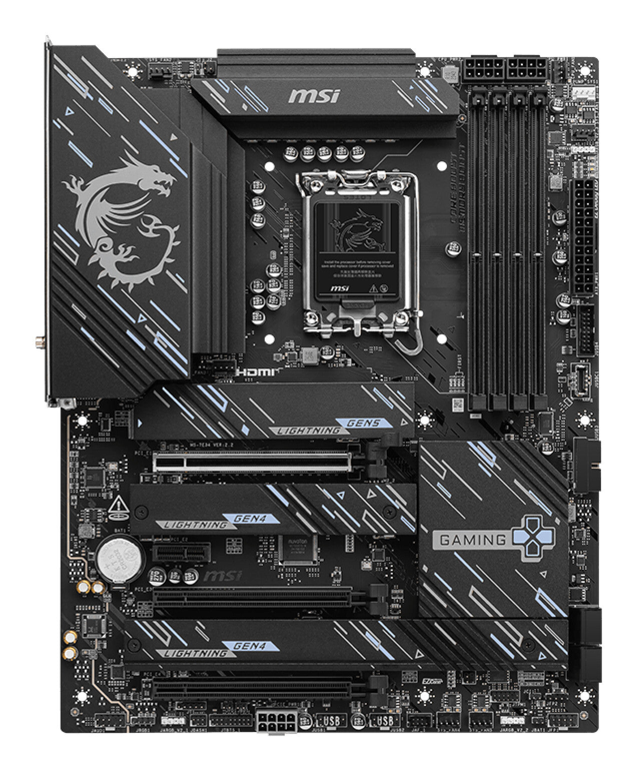 MSI Z890 GAMING PLUS WIFI moderkort Intel Z890 LGA 1851 (Socket V1) ATX