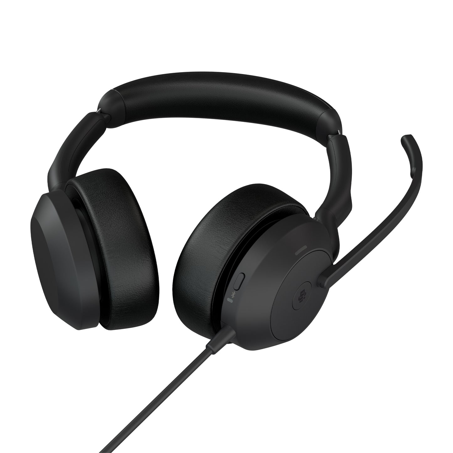 Jabra Evolve2 50 Headset Kabel & Trådlös Huvudband Kontor/callcenter USB Type-A Bluetooth Svart