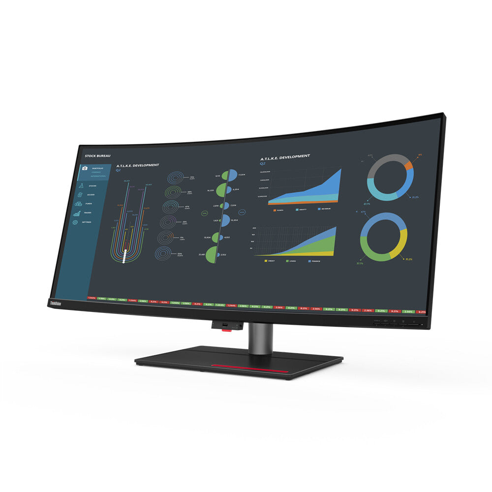 Lenovo ThinkVision P40w-20 LED display 100,8 cm (39.7") 5120 x 2160 pixlar 5K Ultra HD Svart