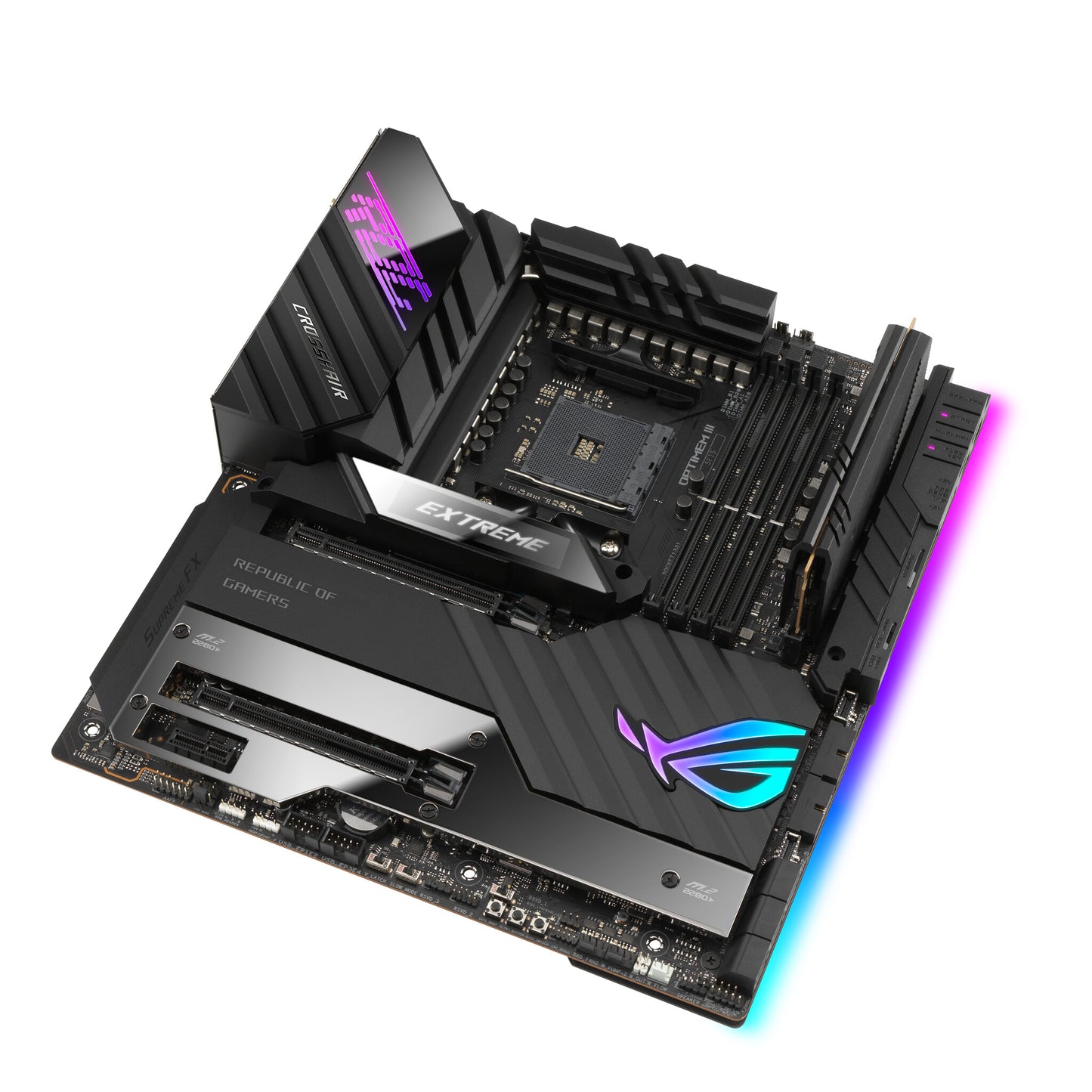 ASUS ROG Crosshair VIII Extreme AMD X570 Uttag AM4 Utökad ATX