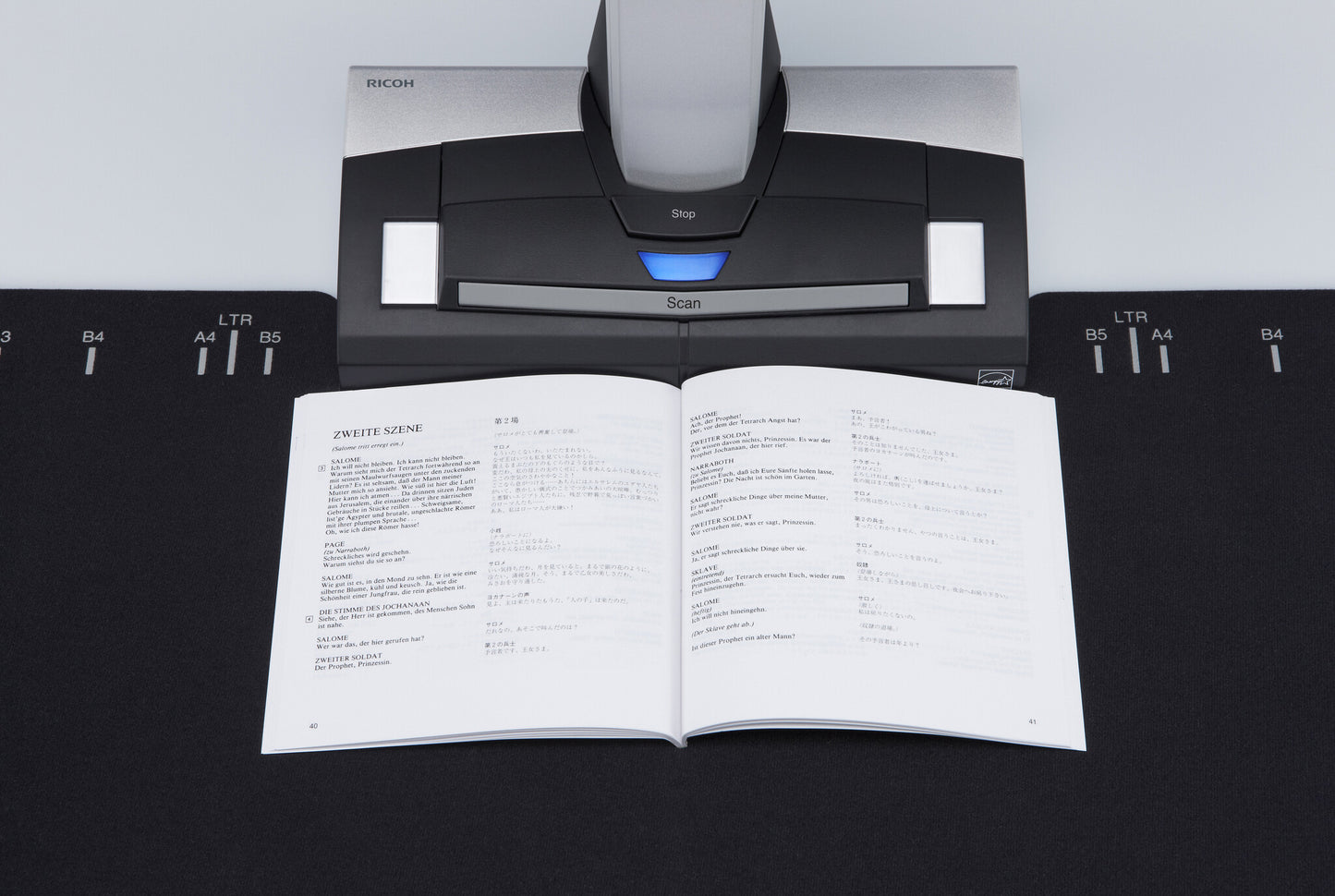 Ricoh ScanSnap SV600 Overhead-skanner 285 x 218 DPI A3 Svart, Vit