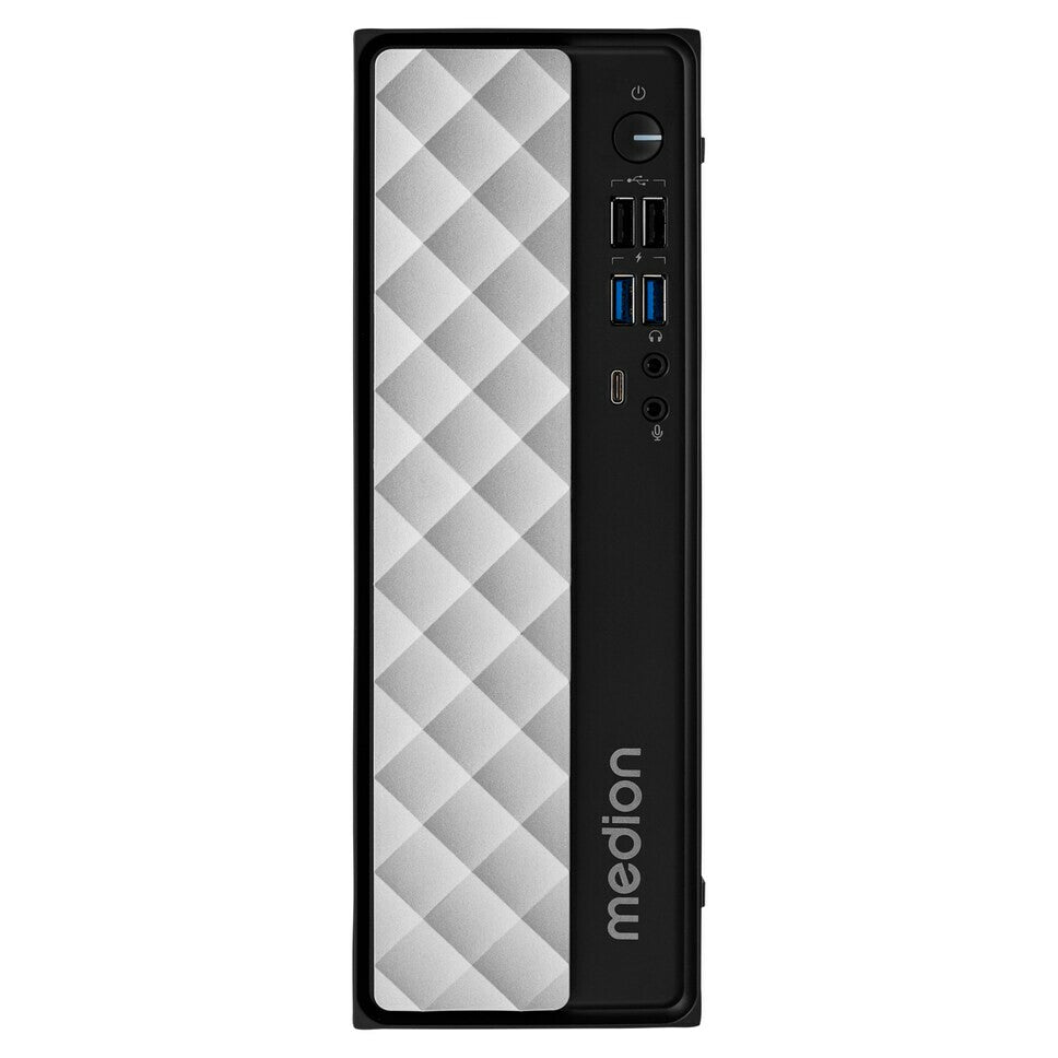 MEDION T80 MINI PC Intel® Core™ i5 i5-12450H 16 GB DDR4-SDRAM 512 GB SSD Mini-PC Svart, Grå