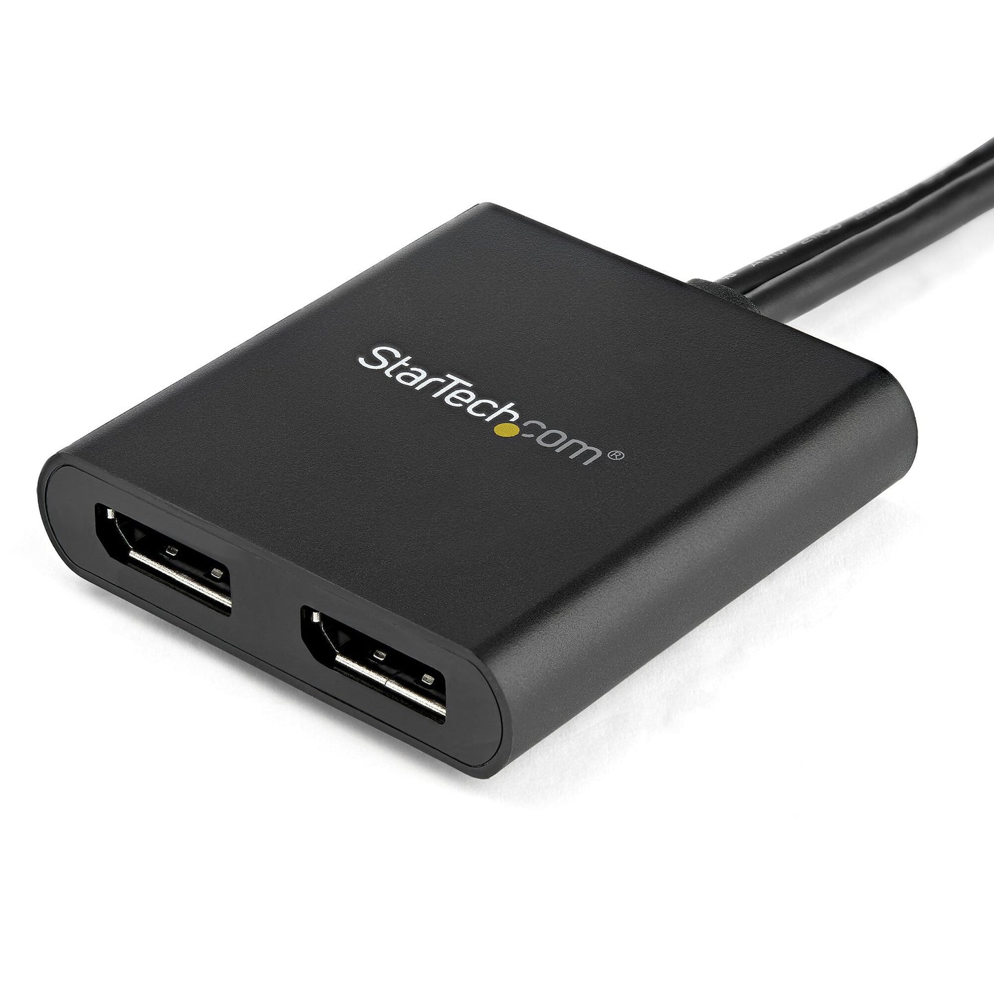 StarTech.com DisplayPort 1.2-splitter för dubbla bildskärmar, DisplayPort till 2x DP-adapter för flera bildskärmar, dubbel 4K 30 Hz eller 1080p 60 Hz MST-hubb för dator, USB-bussdriven - Endast för Windows