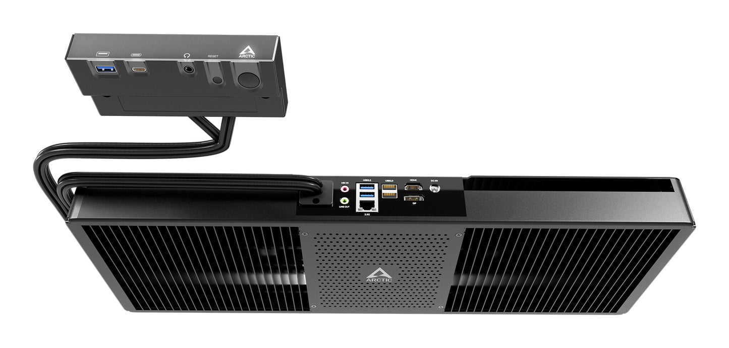 ARCTIC Senza 5700G Pro AMD Ryzen™ 7 32 GB DDR4-SDRAM 1 TB SSD Windows 11 Pro Mini-PC Svart