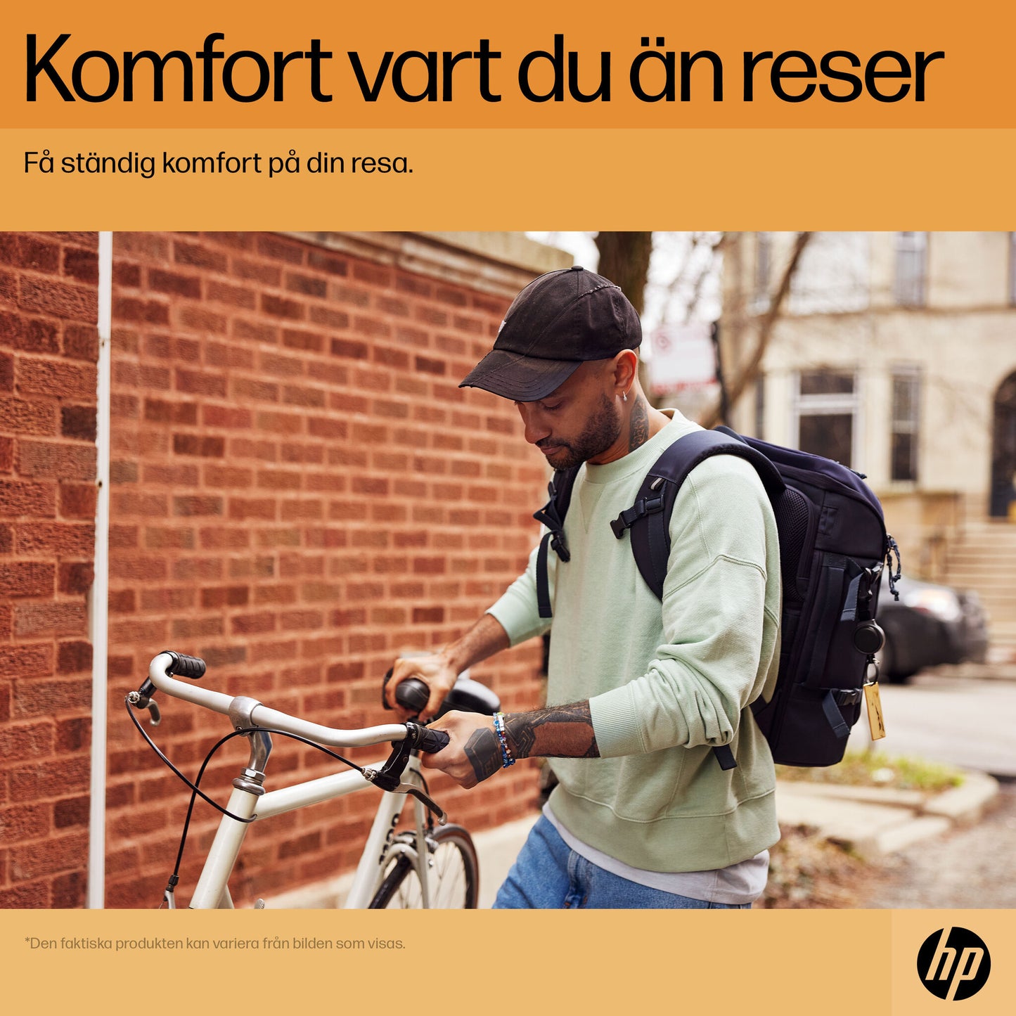 HP Travel 25 liter ryggsäck för 15,6 tum bärbar dator i Iron Grey