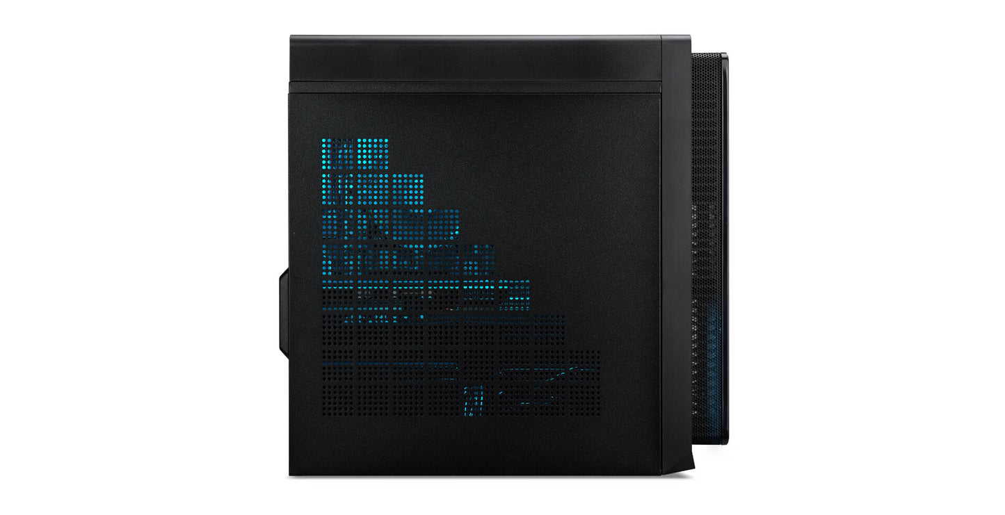 Acer Predator Orion 3000 655 I7238Gi Intel® Core™ i7 i7-14700F 16 GB DDR5-SDRAM 1 TB SSD NVIDIA GeForce RTX 4060 Ti Windows 11 Home Tower PC Svart, Transparent
