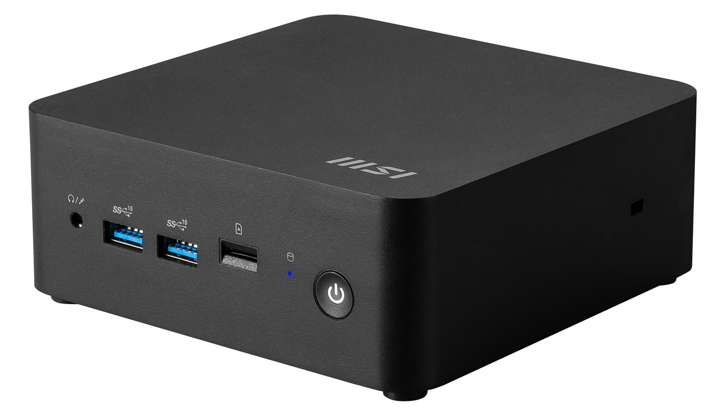 MSI Cubi NUC 1MG-022XDE Intel Core 5 120U 8 GB DDR5-SDRAM 512 GB SSD Mini PC Mini-PC Svart